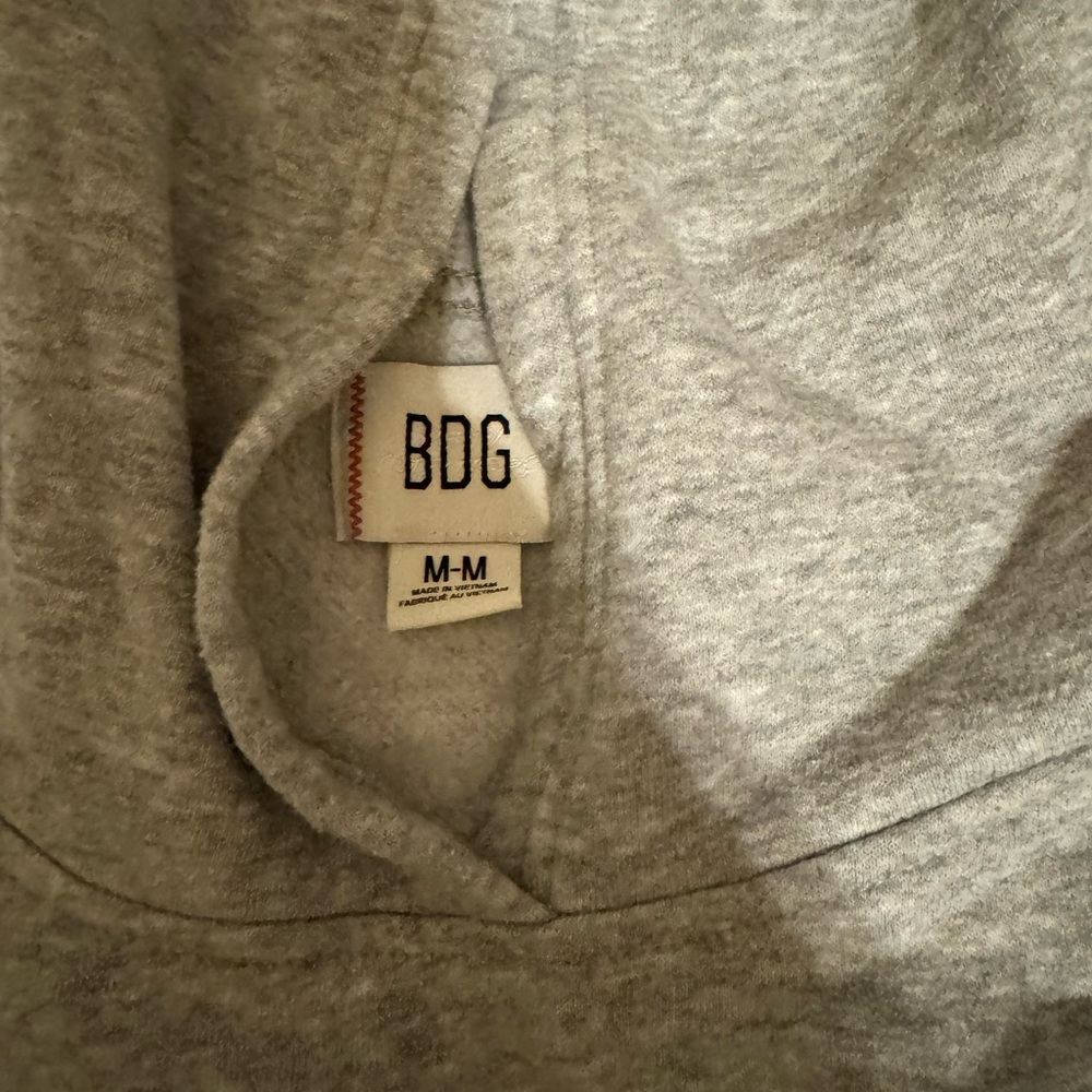 Urban outfitters grey cropped sweatshirt